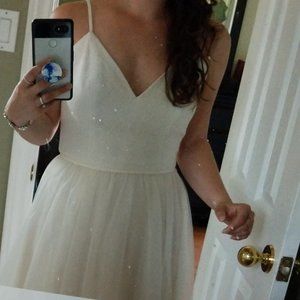 David's Bridal Engagement/Reception/ Wedding Dress